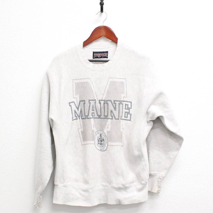 Vintage University of Maine Black Bears Sweatshirt Large