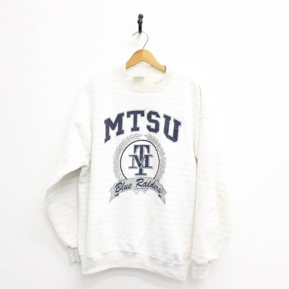 Vintage Middle Tennessee State University Blue Raiders Sweatshirt XL