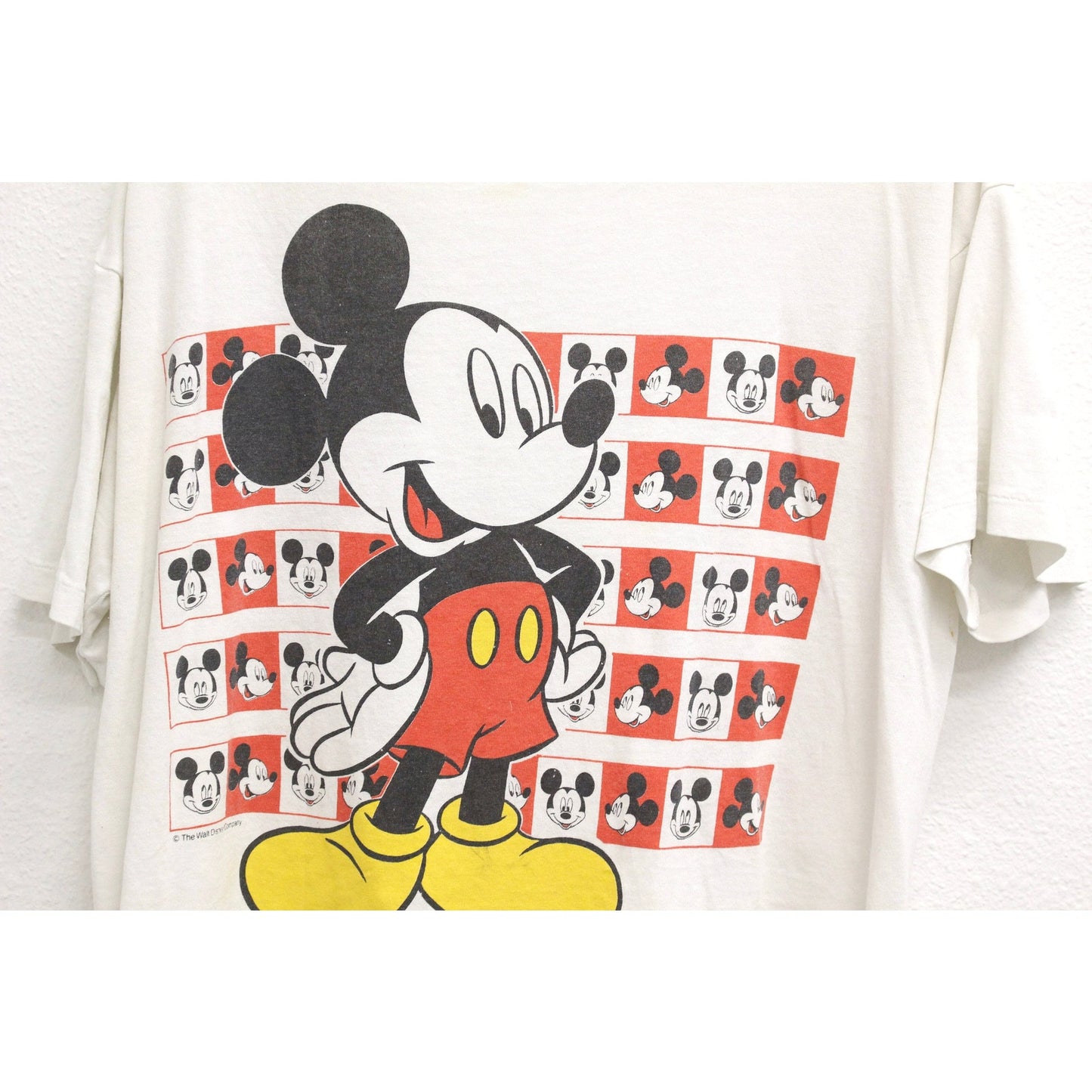 Vintage Walt Disney Mickey Mouse Crop Top T Shirt XXL 2X