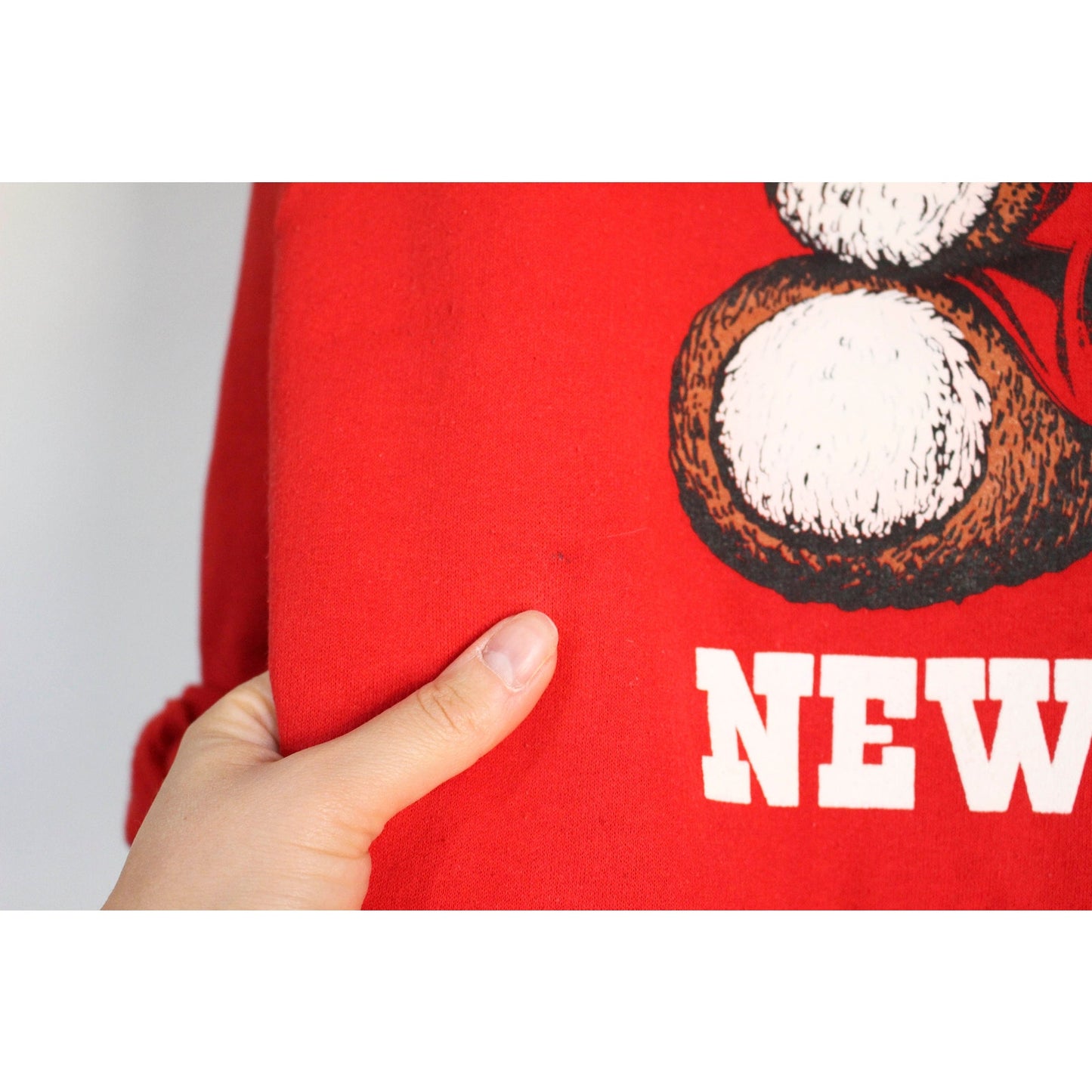 Vintage Hug Me in New York Teddy Bear Christmas Sweatshirt XL