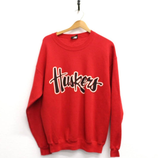 Vintage University of Nebraska Cornhuskers Huskers Sweatshirt Large