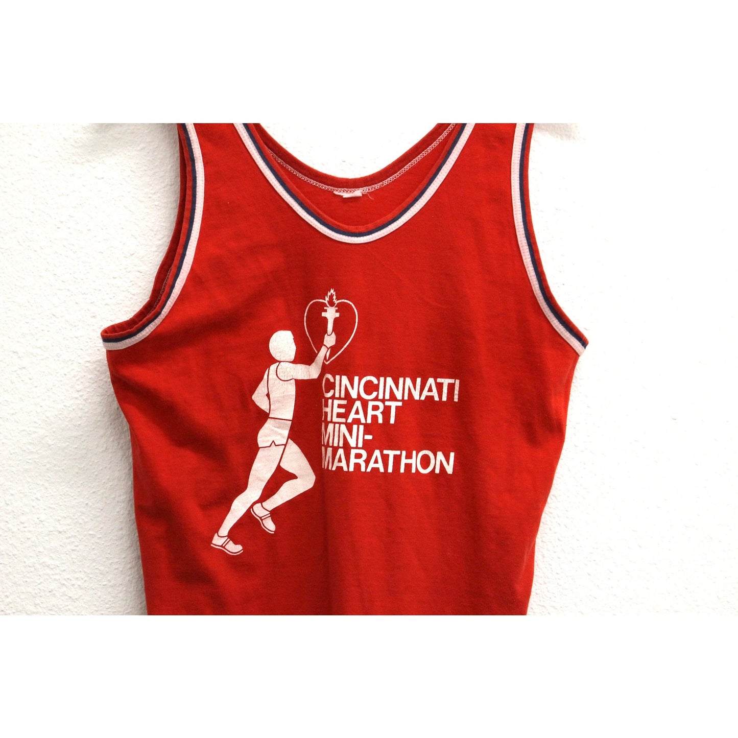 Vintage Cincinnati Heart Mini-Marathon Tank Top Large