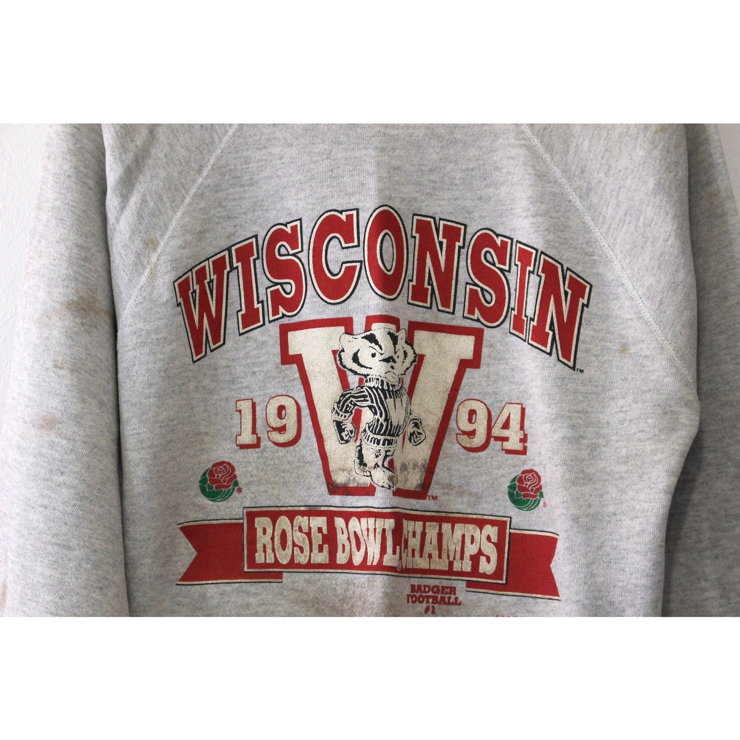 Vintage University of Wisconsin Badgers Rose Bowl 1994 Sweatshirt Large