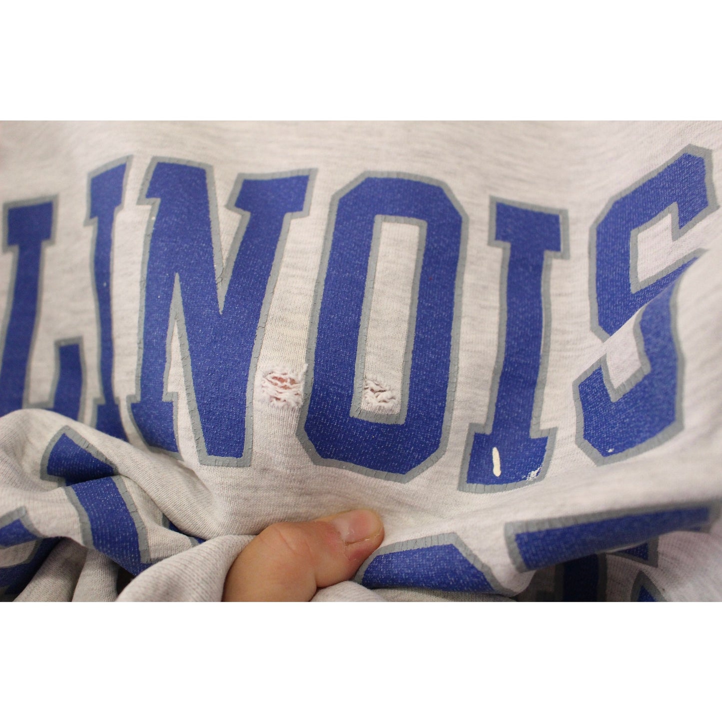 Vintage Illinois College Blueboys Sweatshirt Large