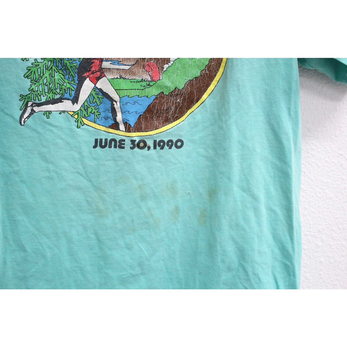 Vintage Western States 100 Miler Marathon 1990 T Shirt Medium