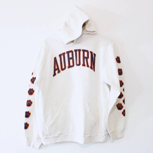 Vintage Auburn University Tigers Hooded Sweatshirt Large