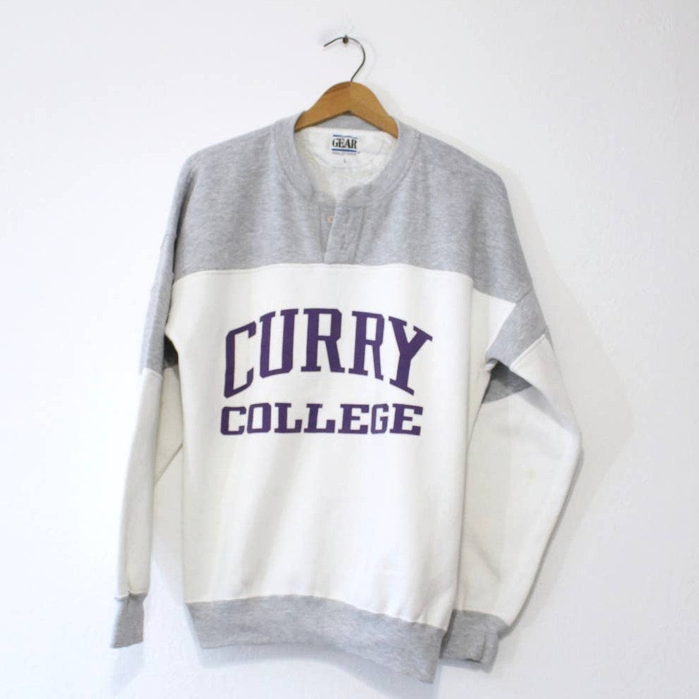 Vintage Curry College Colonials Sweatshirt Small