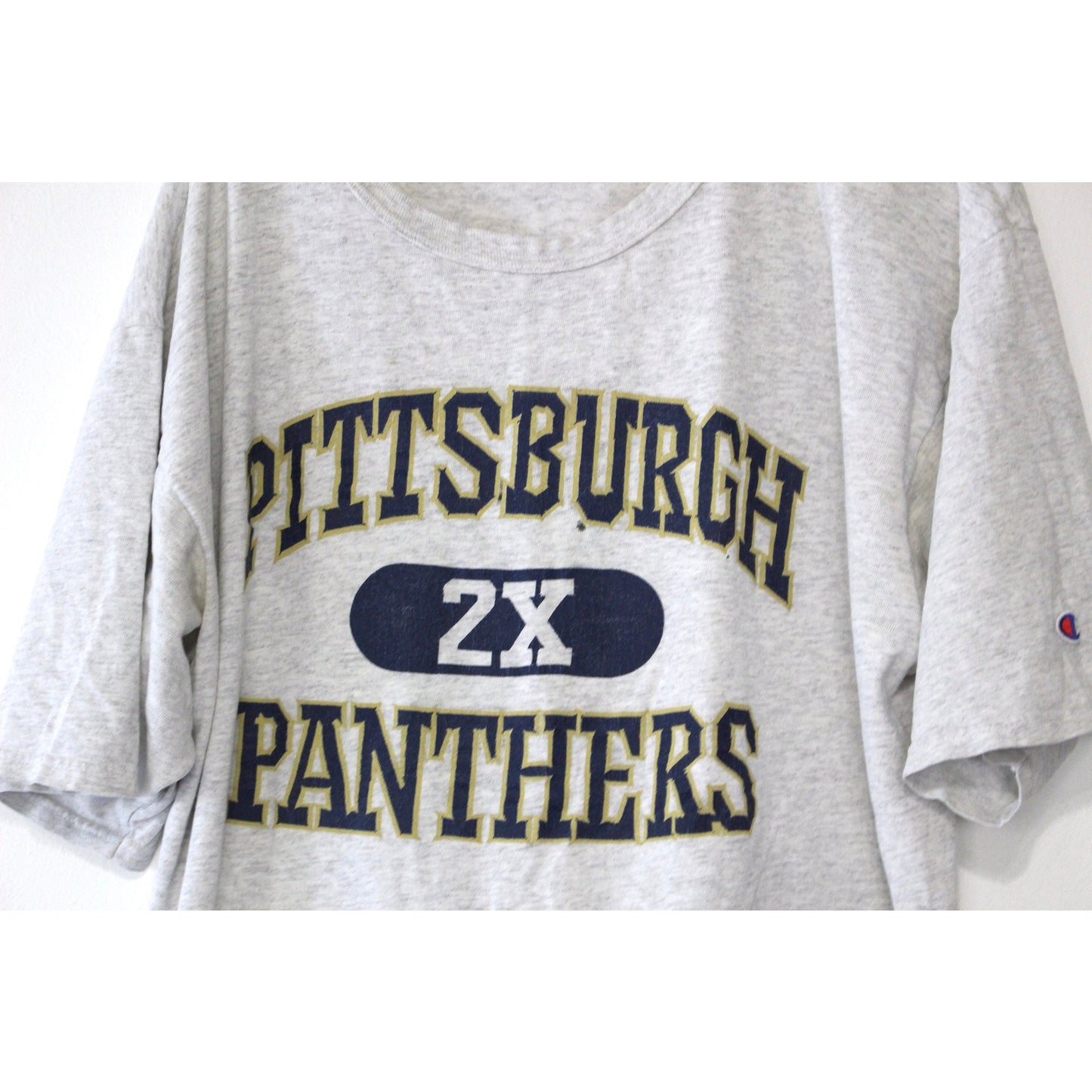 Vintage University of Pittsburgh Pitt Panthers Champion T Shirt XXL 2X