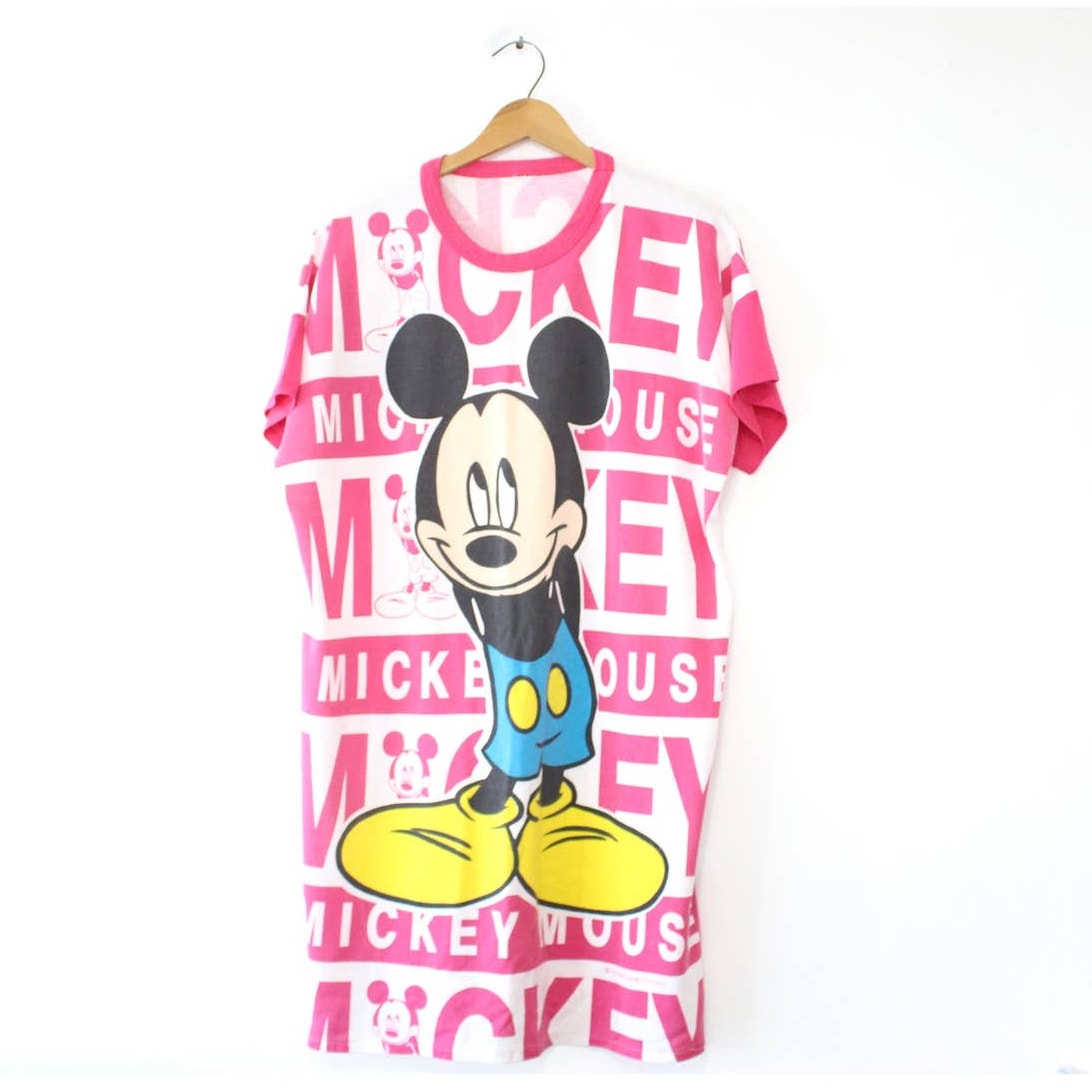 Vintage Walt Disney Mickey Mouse Long T Shirt XL