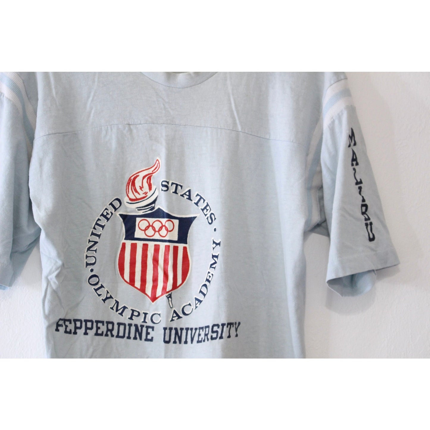 Vintage United States Olympic Academy Pepperdine University T Shirt Large