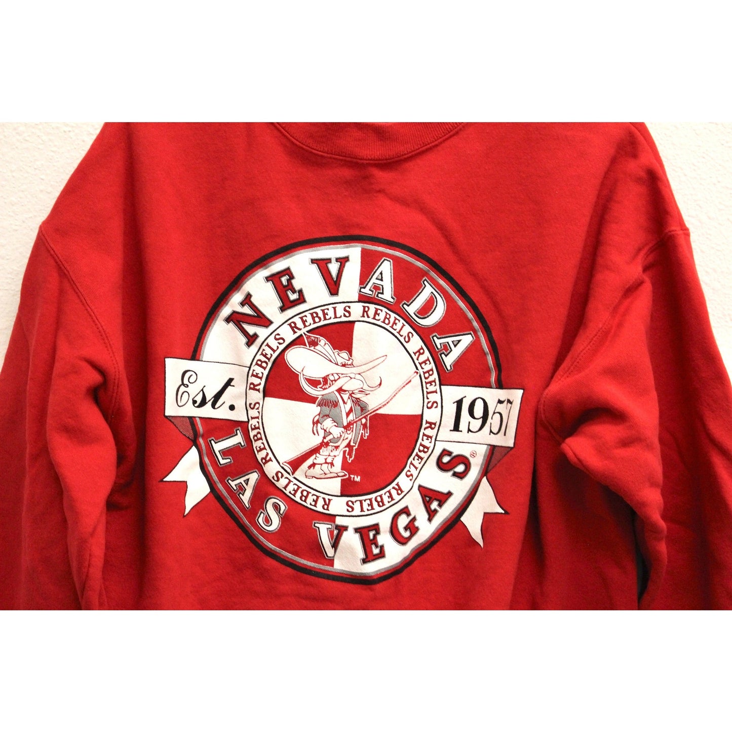 Vintage University of Nevada Las Vegas Runnin Rebels UNLV Sweatshirt Large