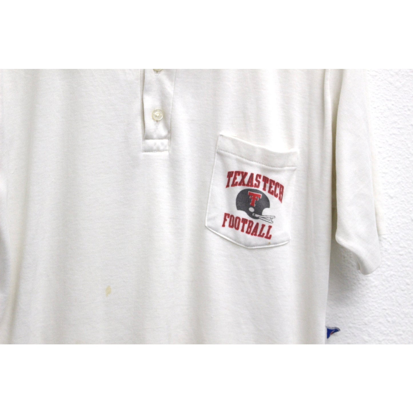 Vintage Texas Tech University Raiders Collared T Shirt XL