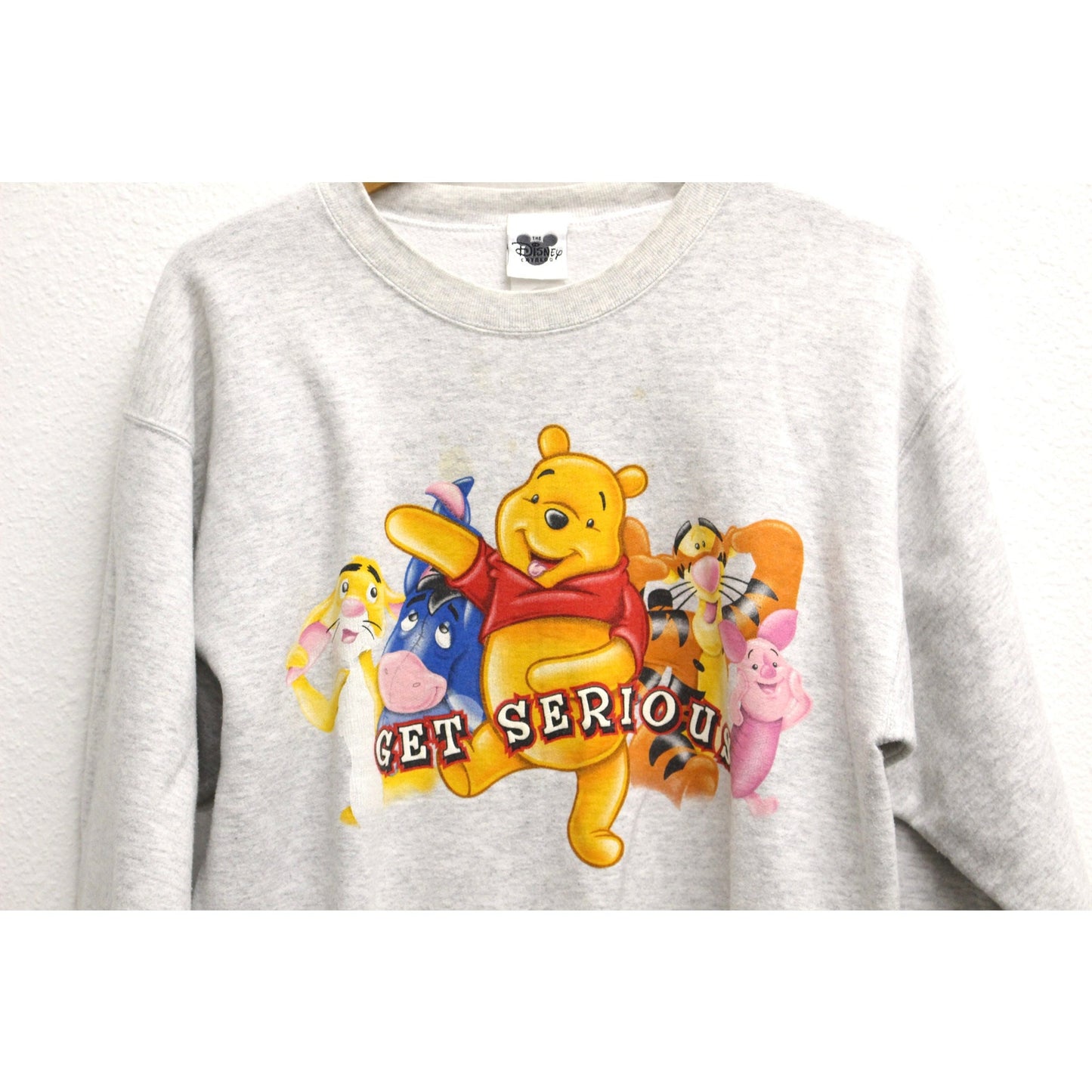 Vintage Disney Winnie the Pooh and Friends Get Serious Sweatshirt Large