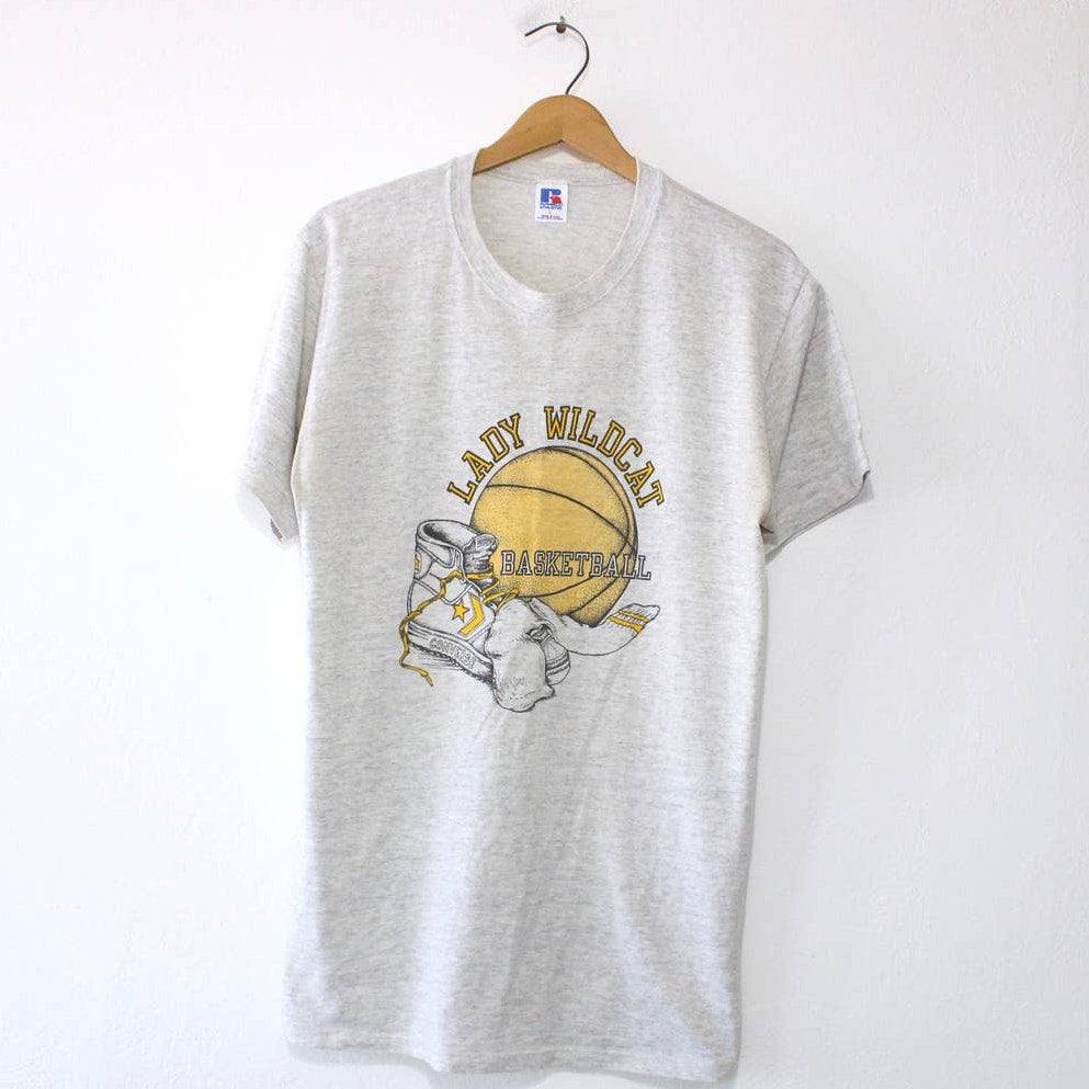 Vintage University of Kentucky Lady Wildcat Basketball T Shirt Large