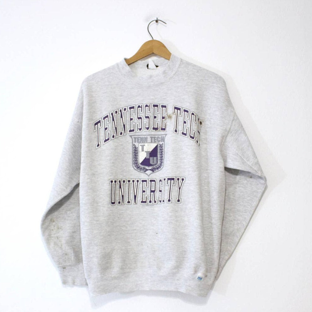 Vintage Tennessee Technological University Golden Eagles Sweatshirt Large