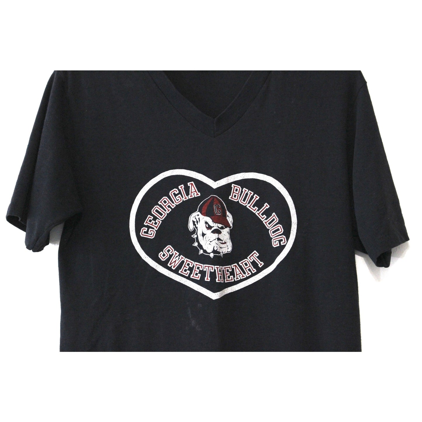 Vintage University of Georgia Bulldogs Sweetheart Night T Shirt Medium