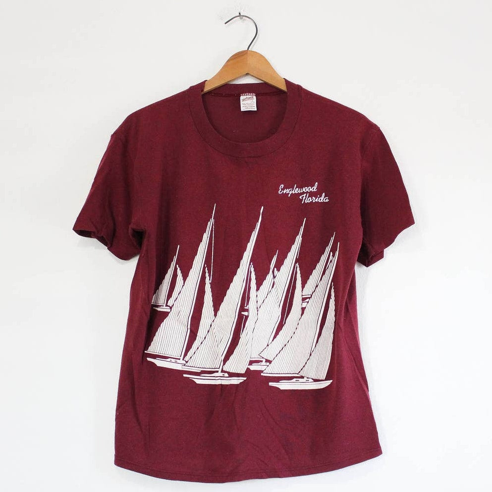 Vintage Englewood Florida T Shirt Large