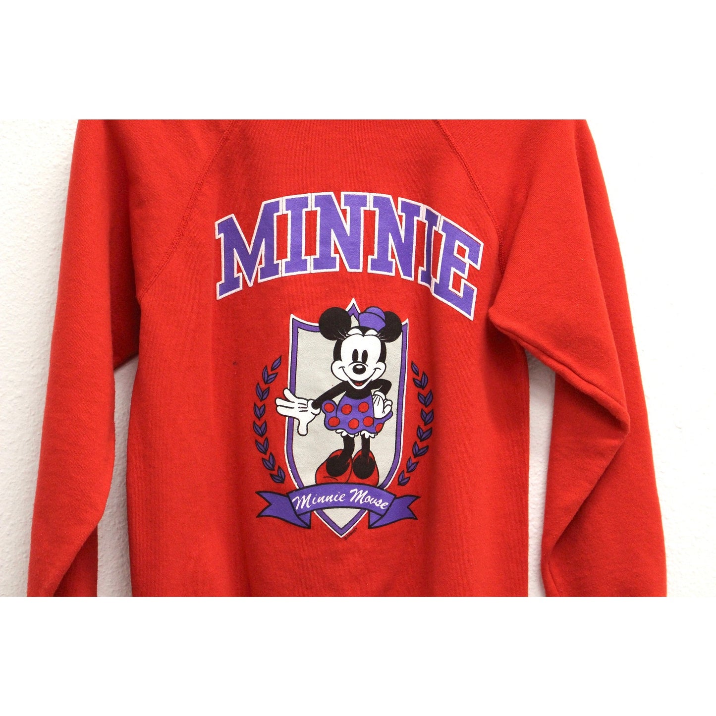 Vintage Kids Walt Disney World Minnie Mouse Sweatshirt Large