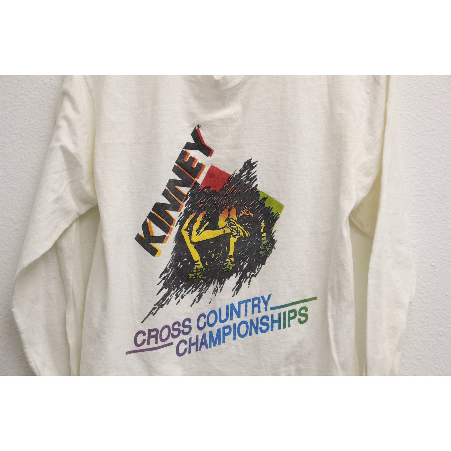Vintage Kinney Cross Country Championships Long Sleeve T Shirt Medium