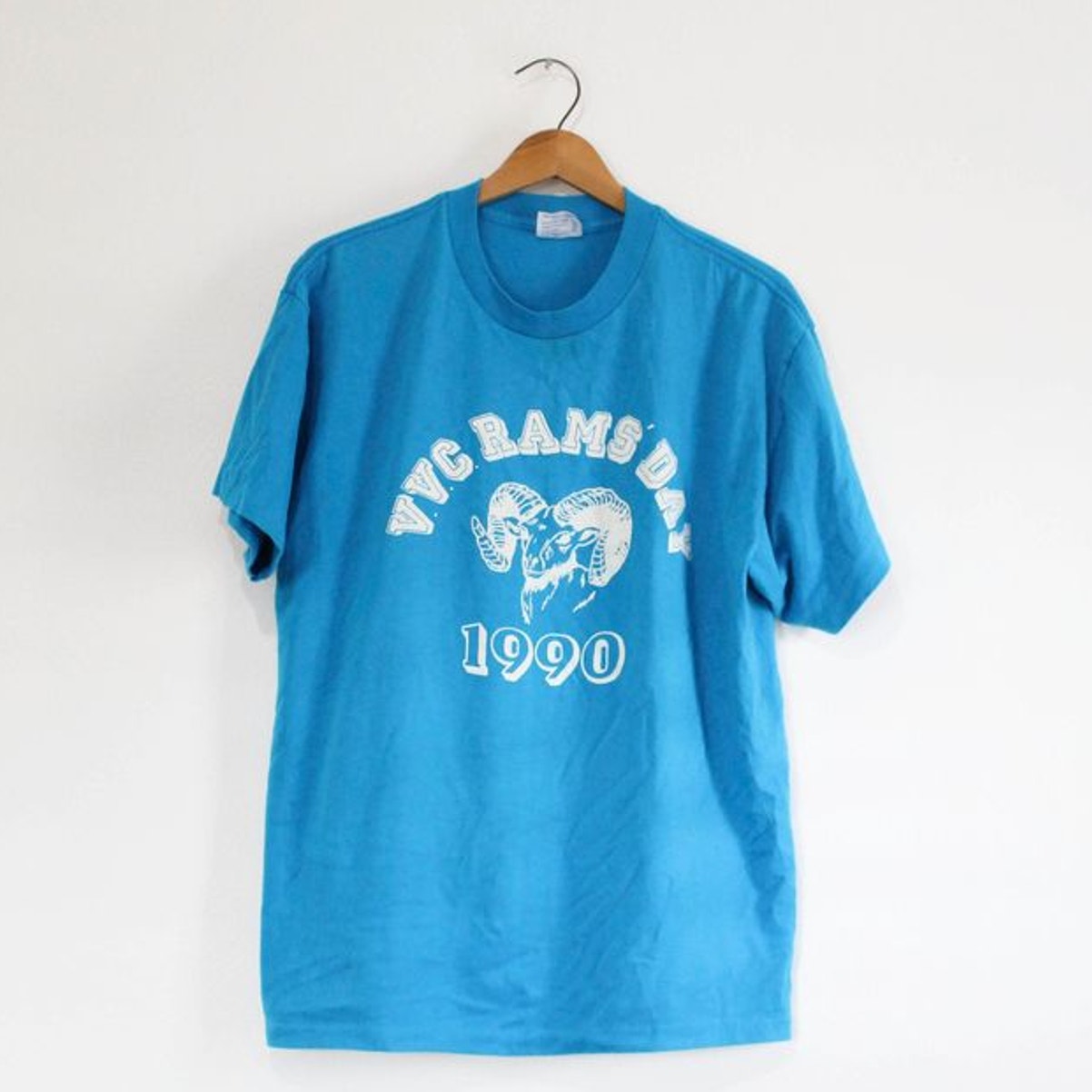 Vintage Blue Victor Valley College Rams VVC T Shirt