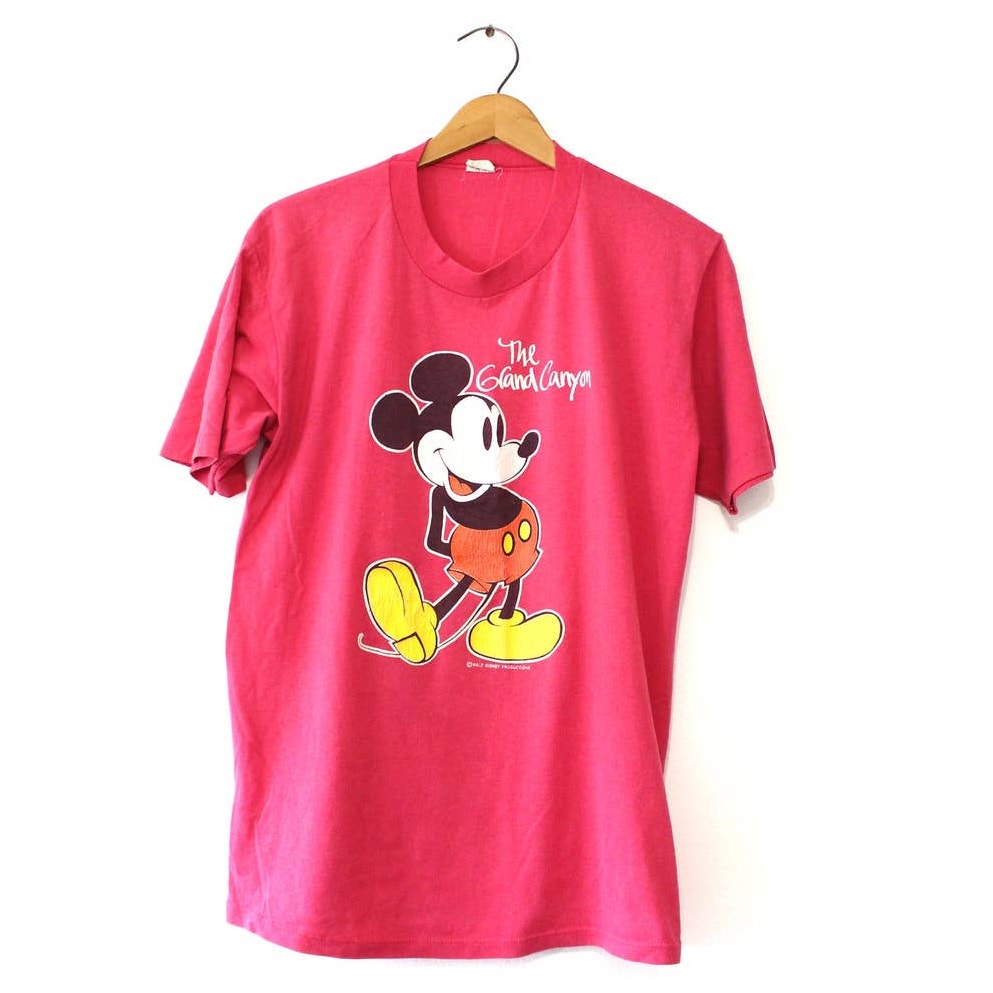 Vintage Walt Disney Mickey Mouse Grand Canyon T Shirt Large