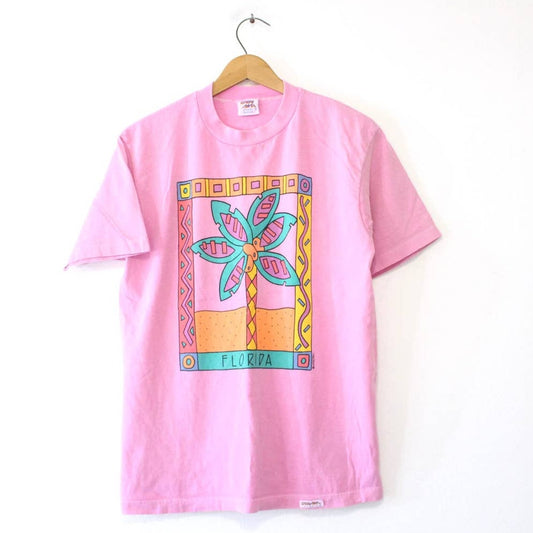Vintage Crazy Shirt Palm Tree Florida T Shirt Medium