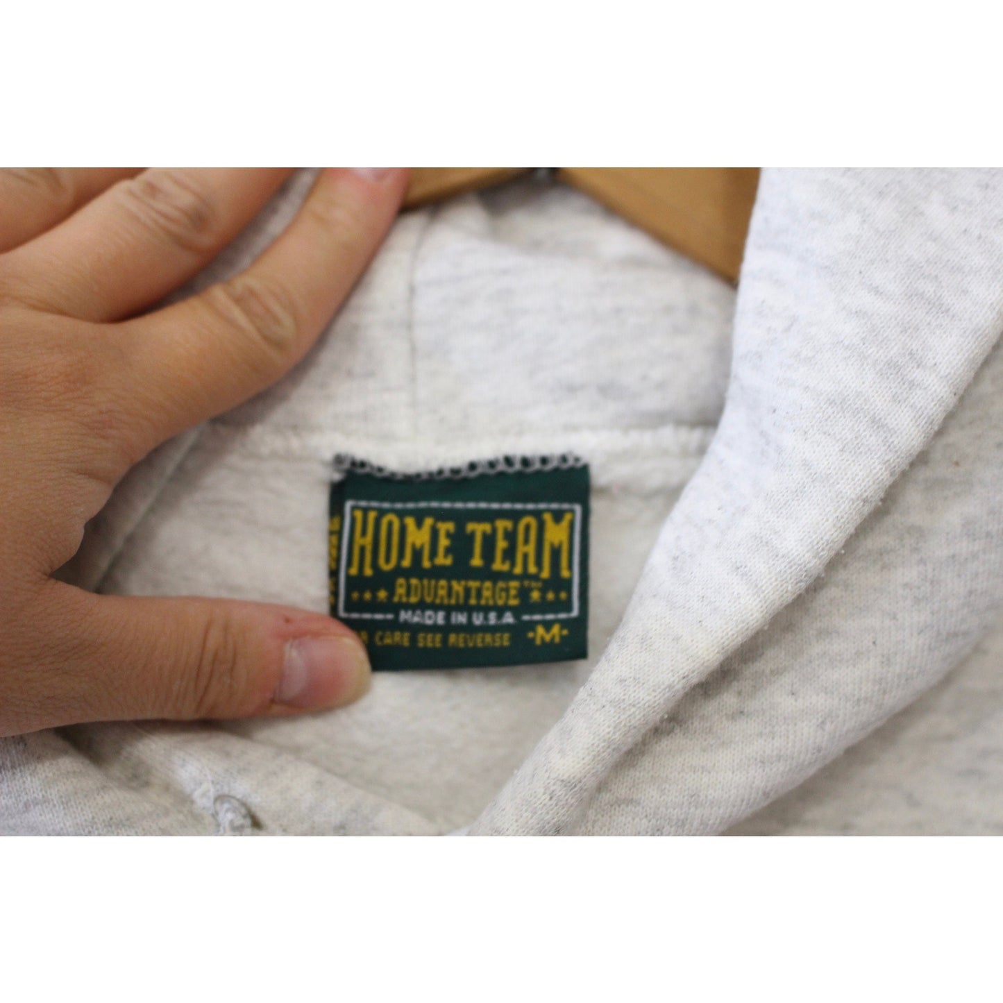 Vintage University of Miami Hurricanes Hooded Sweatshirt Medium