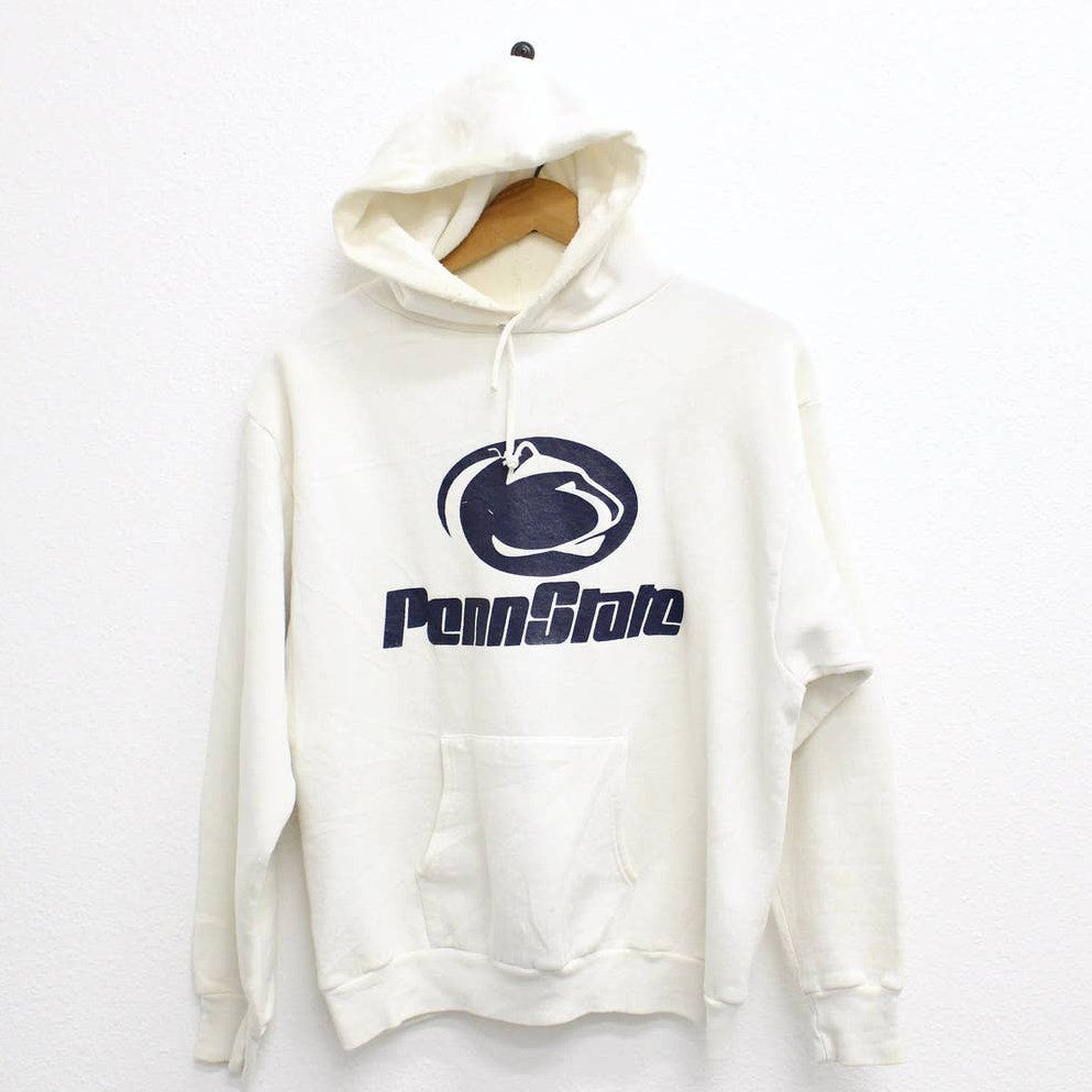 Vintage Penn State University Hooded Sweatshirt Large