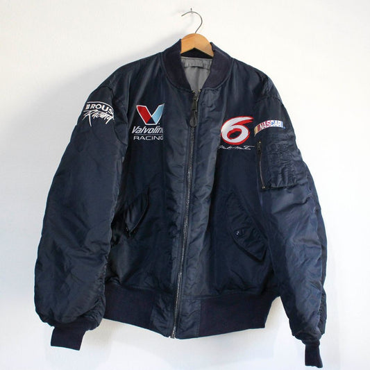 Vintage Mark Martin Valvoline Nascar Racing Jacket XL