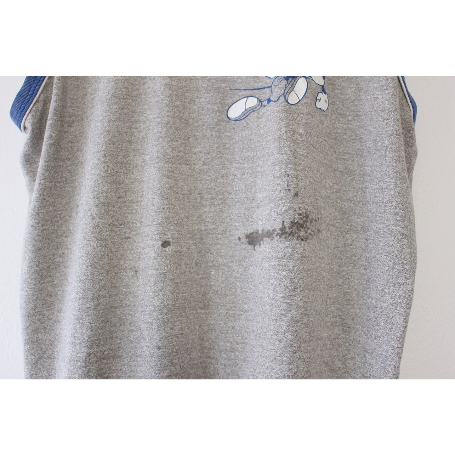 Vintage Walt Disney Mickey Mouse Track Tank Top Large