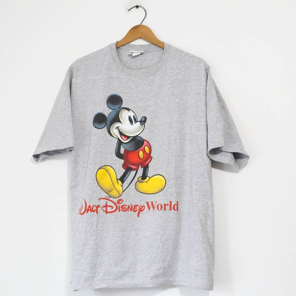 Vintage Walt Disney World Mickey Mouse T Shirt Large