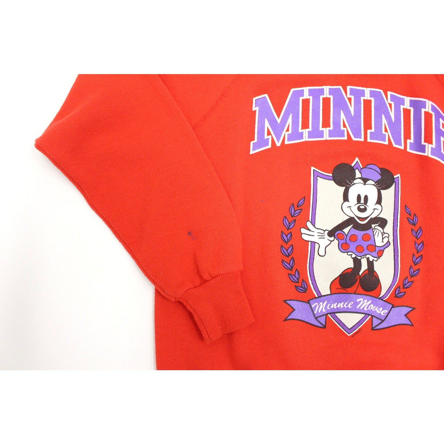 Vintage Kids Walt Disney World Minnie Mouse Sweatshirt Large