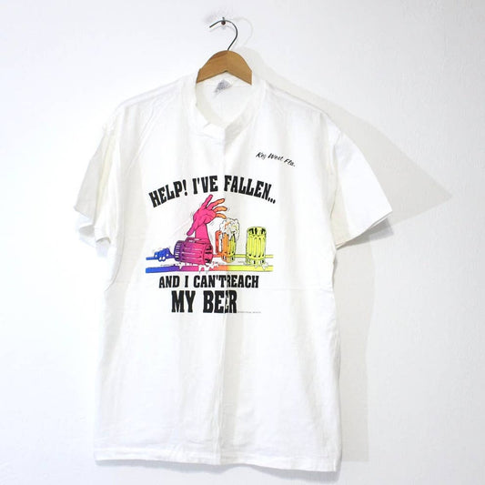 Vintage Help I Can't Reach My Beer Key West Florida T Shirt XL