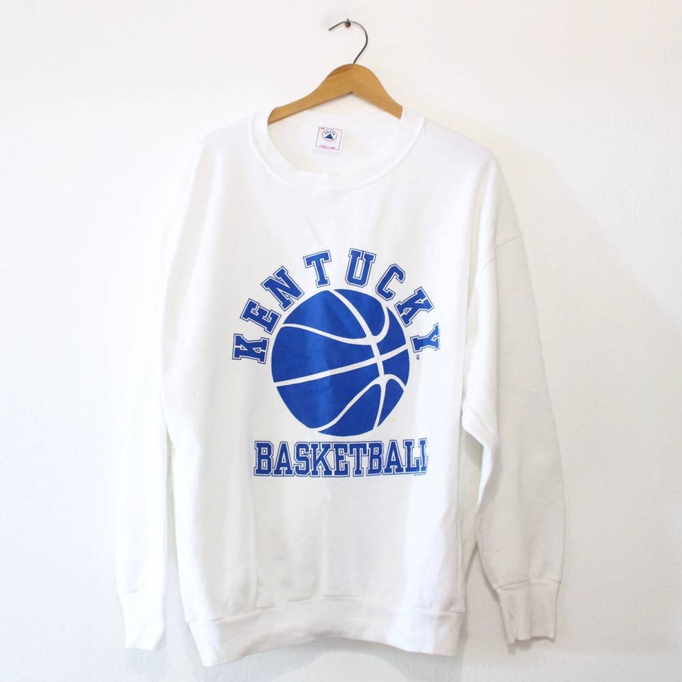 Vintage University of Kentucky Wildcats Basketball Sweatshirt XXL 2X