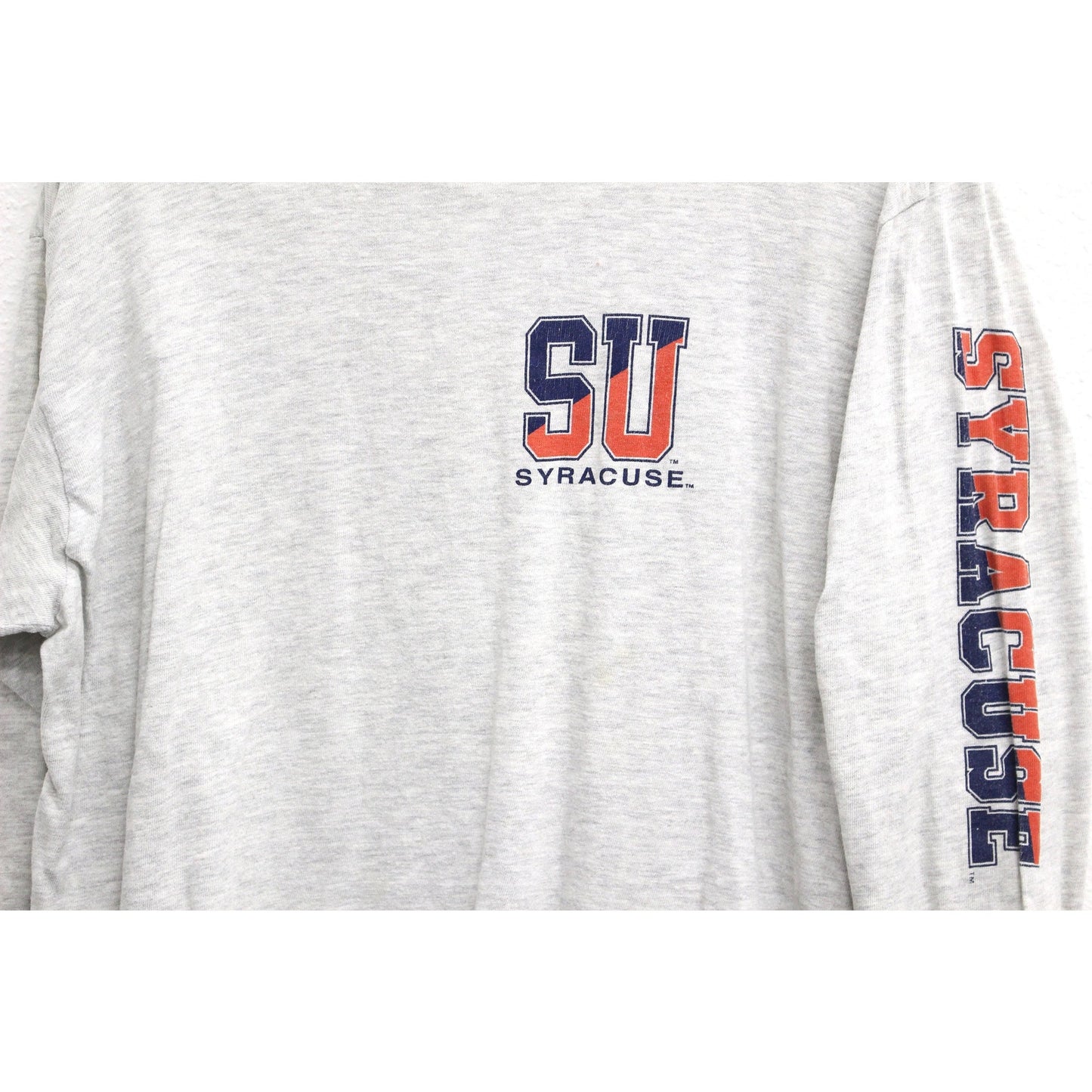 Vintage Syracuse University Orangemen Long Sleeve T Shirt Large