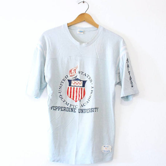 Vintage United States Olympic Academy Pepperdine University T Shirt Large