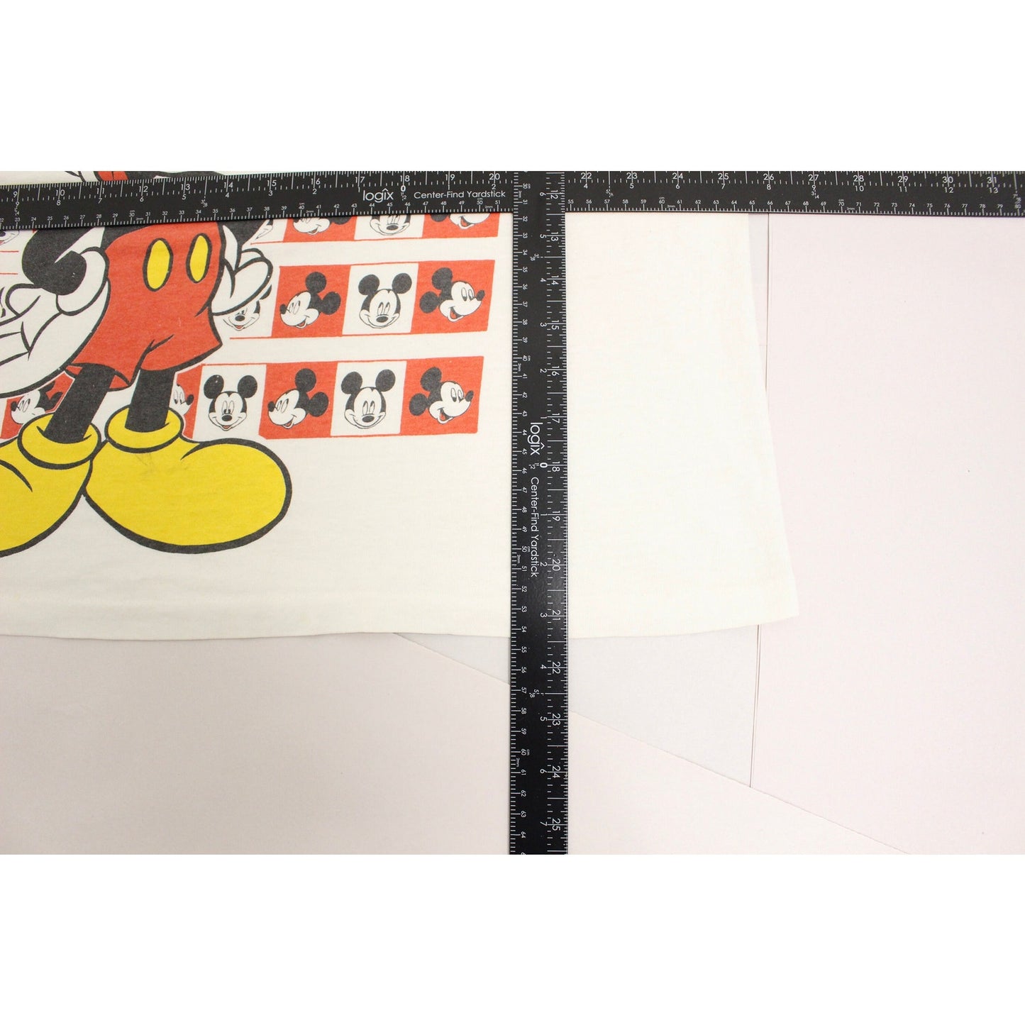 Vintage Walt Disney Mickey Mouse Crop Top T Shirt XXL 2X