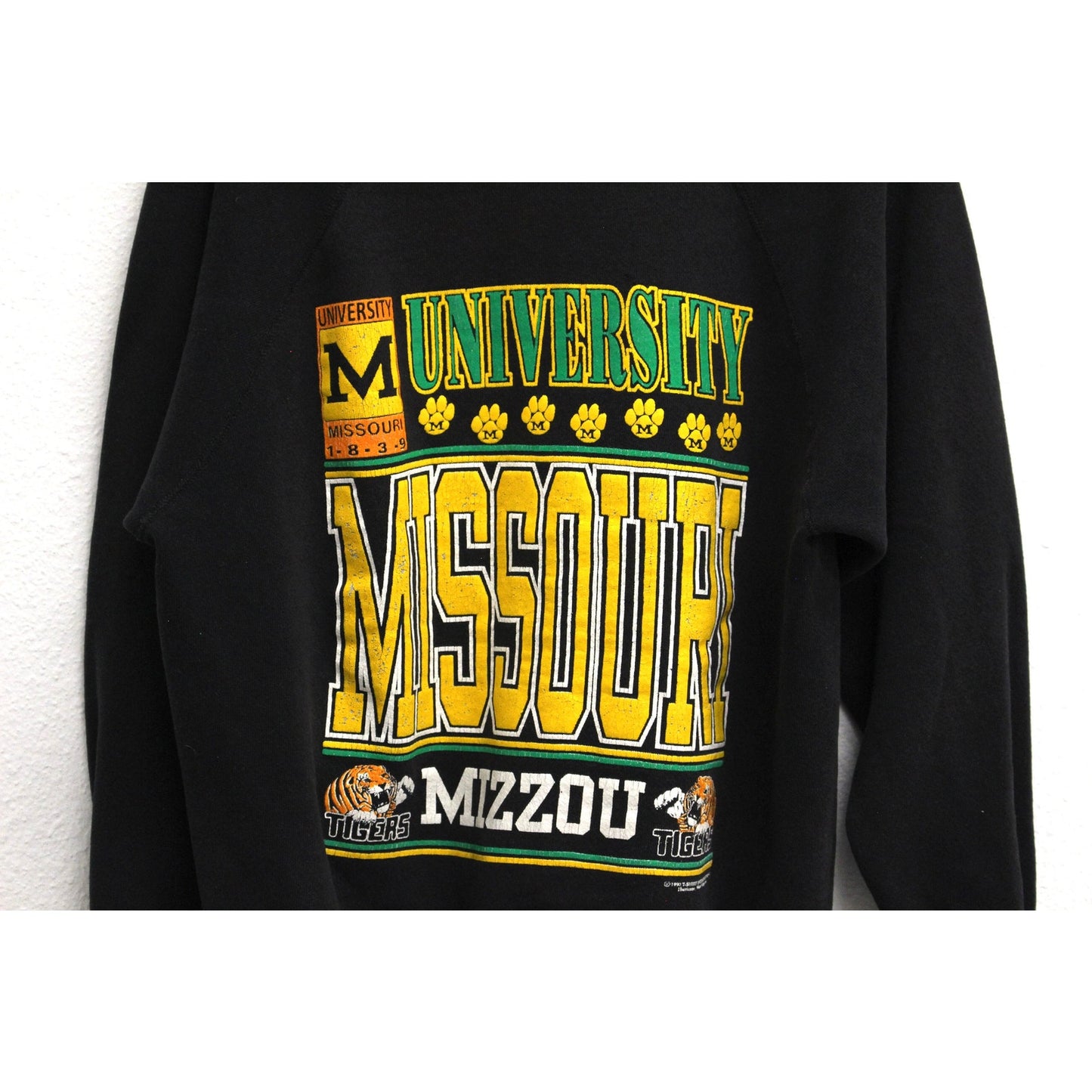 Vintage University of Missouri Tigers Mizzou Sweatshirt Medium