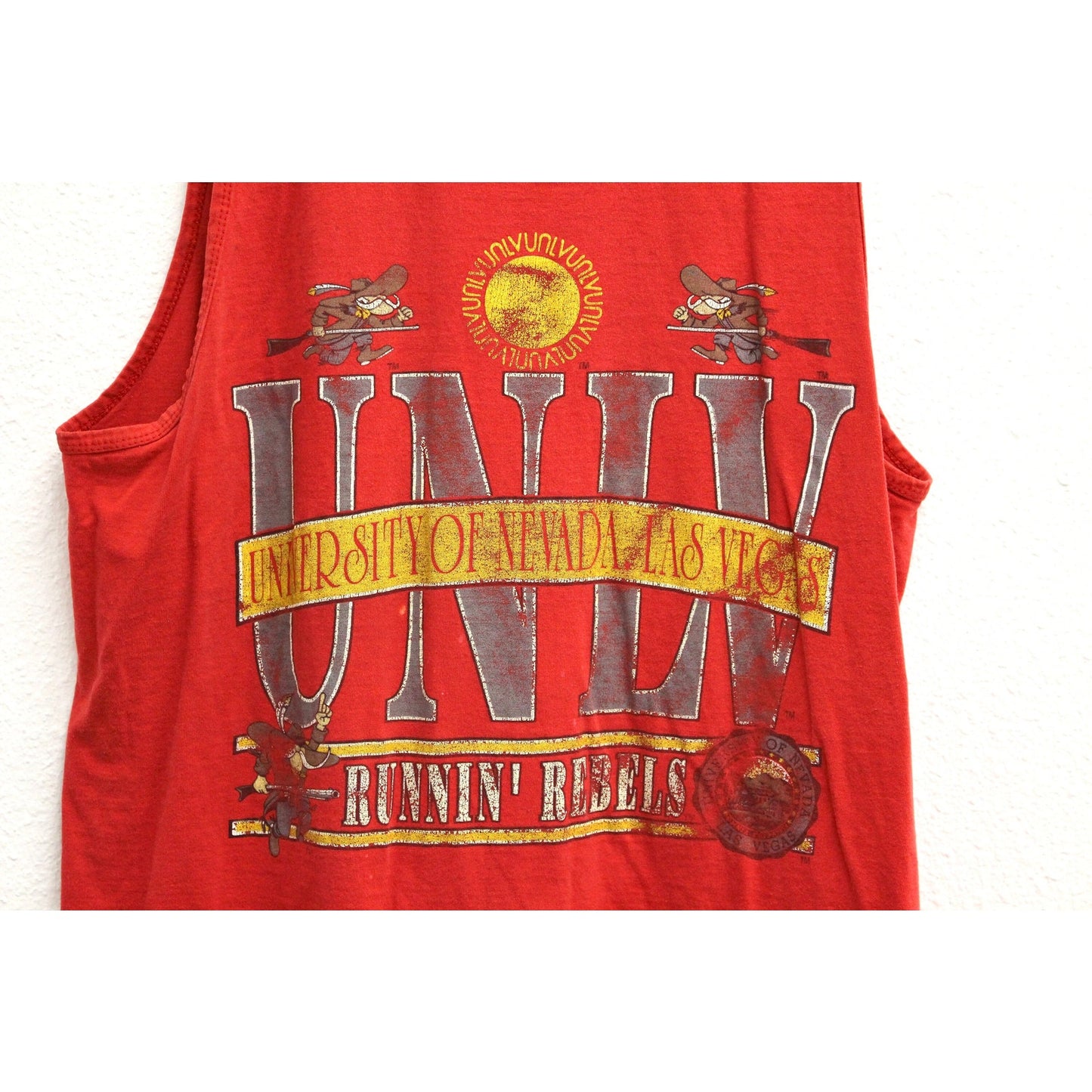 Vintage University of Nevada Las Vegas UNLV Runnin Rebels Tank Top XL