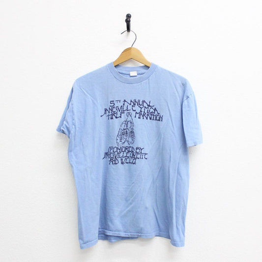 Vintage Janesville Wisconsin YMCA 5th Annual Half Marathon T Shirt Large