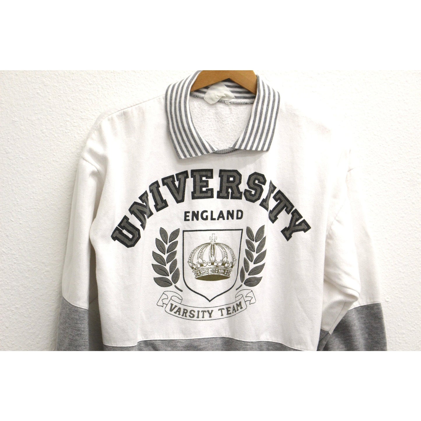 Vintage England University Varsity Team Sweatshirt Medium