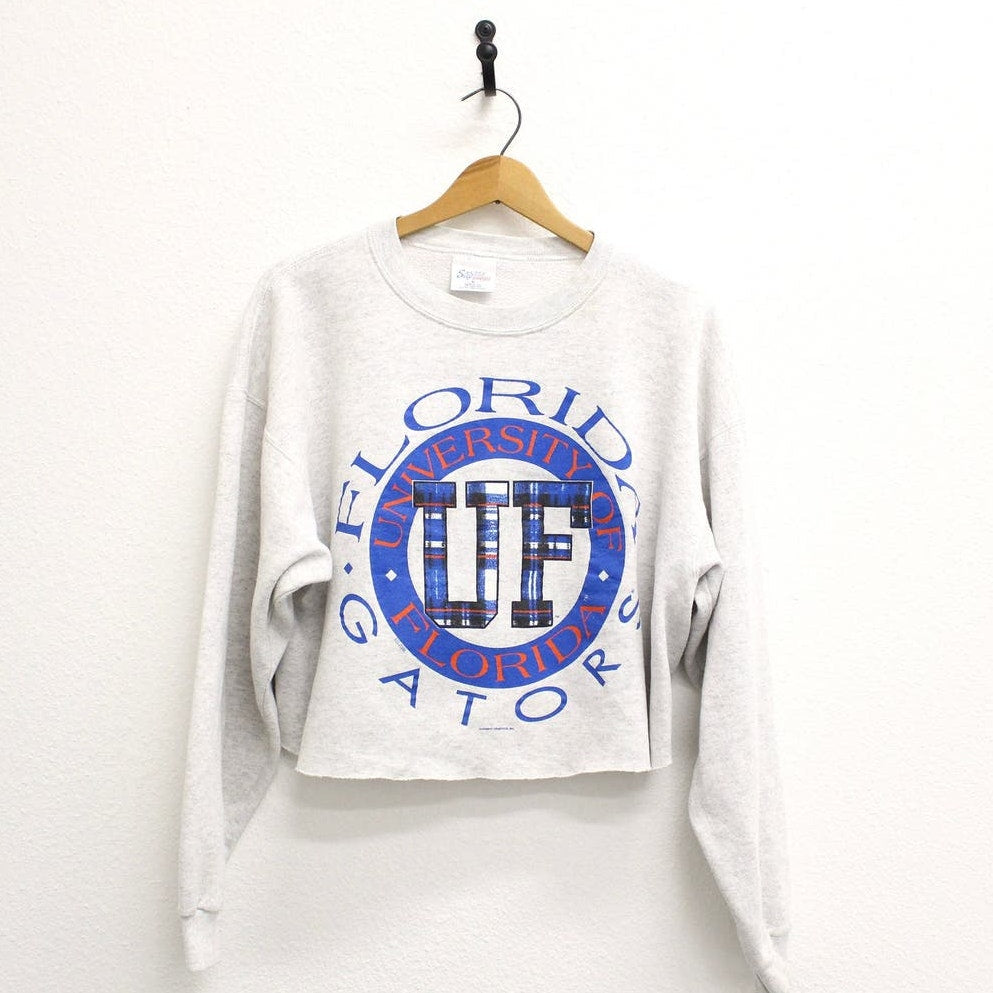 Vintage University of Florida Gators Cropped Sweatshirt XL