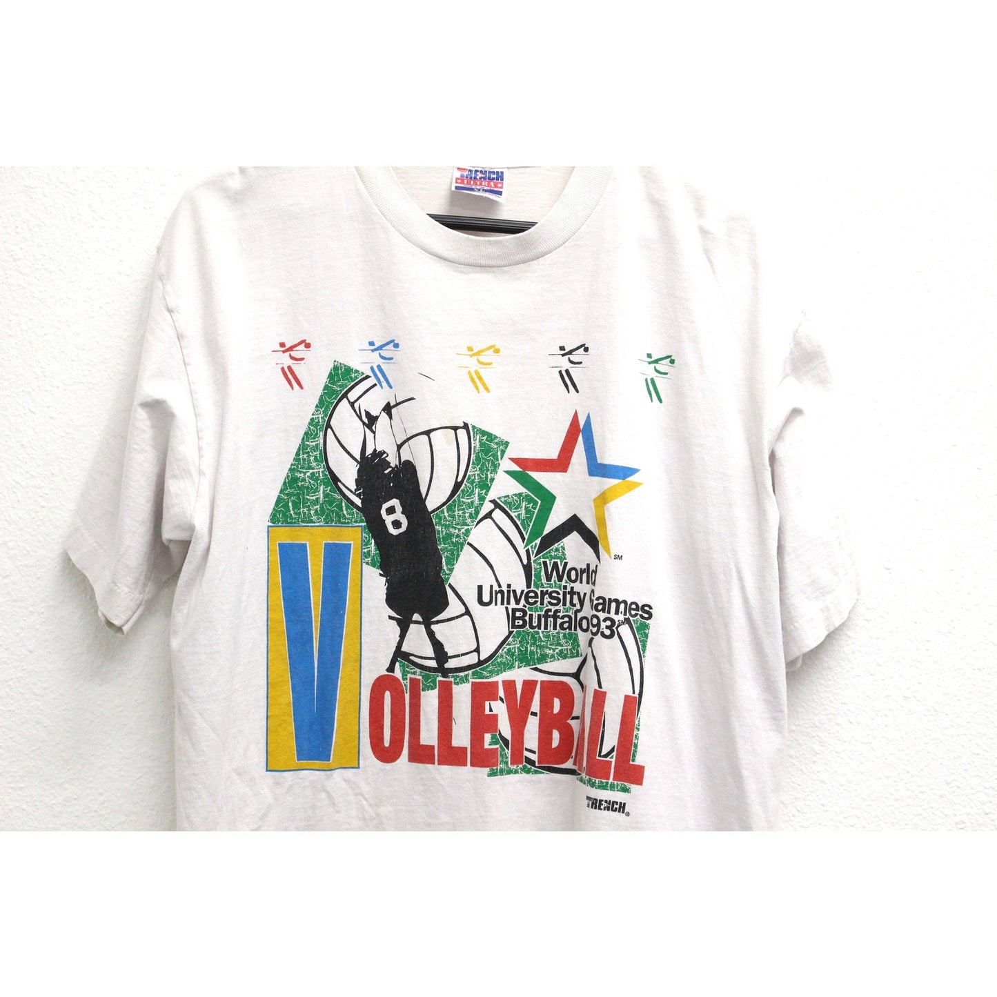 Vintage Volleyball World University Games 1993 T Shirt XL