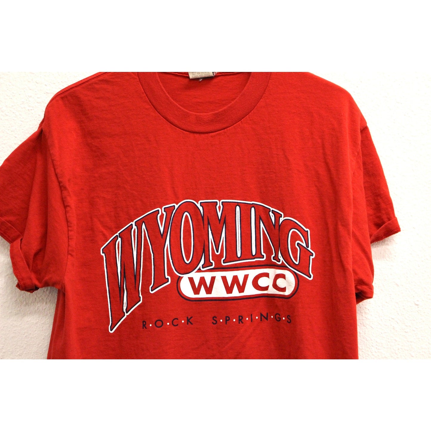 Vintage Western Wyoming Community College T Shirt Large