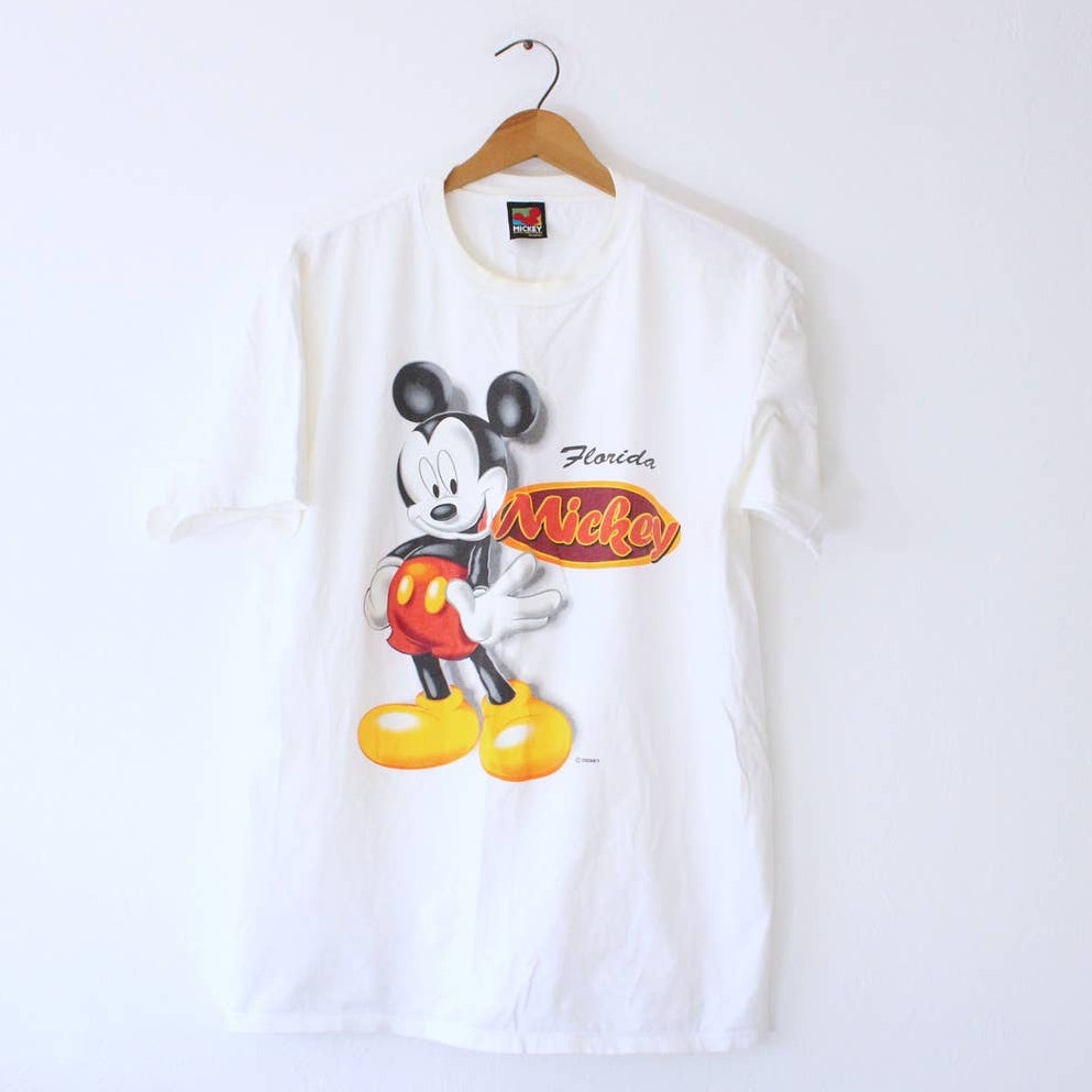 Vintage Walt Disney World Mickey Mouse Florida T Shirt Large