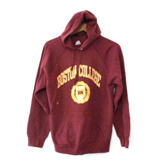 Vintage Boston College Eagles Hooded Champion Sweatshirt Large