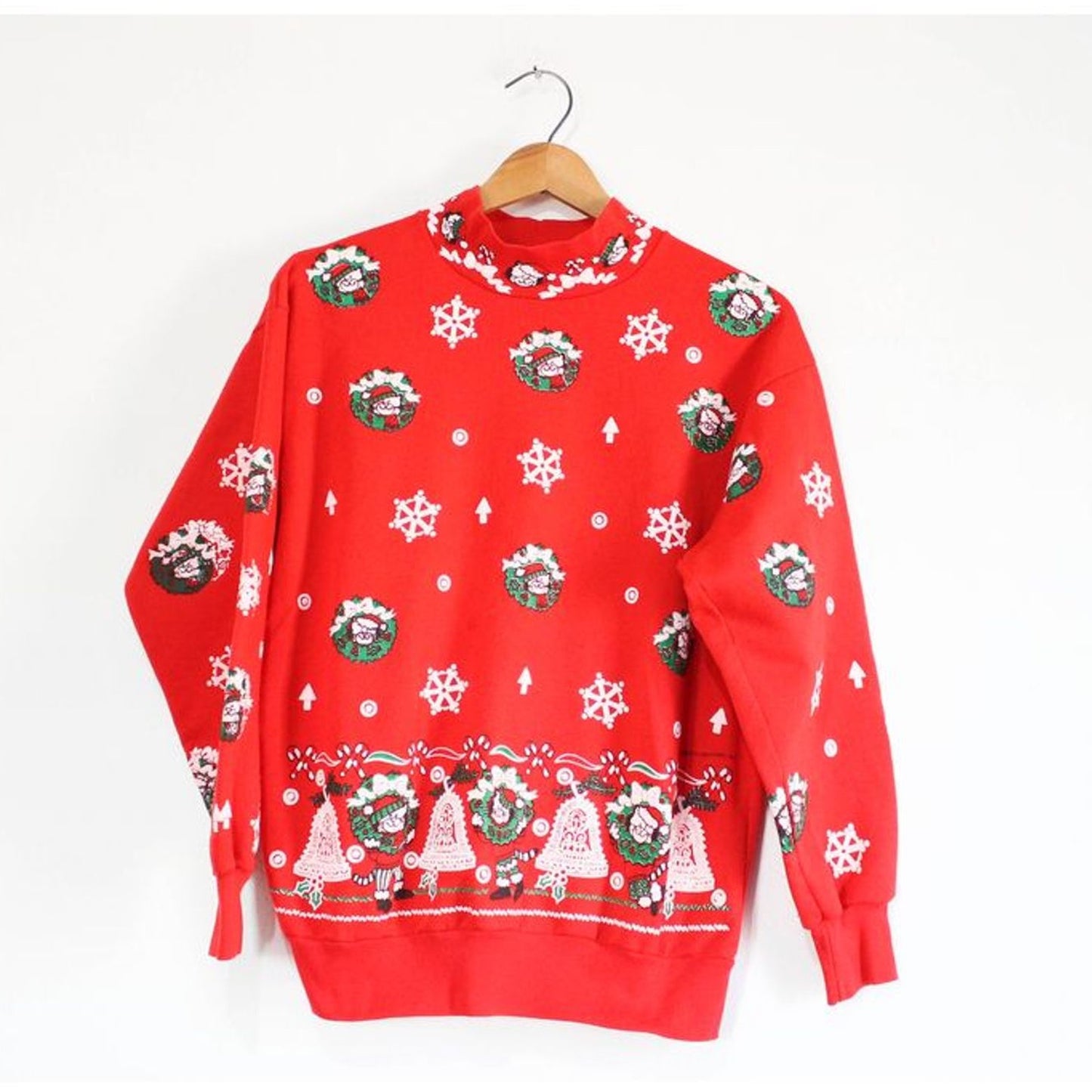 Vintage Ugly Crazy Cat Lady Christmas Sweatshirt