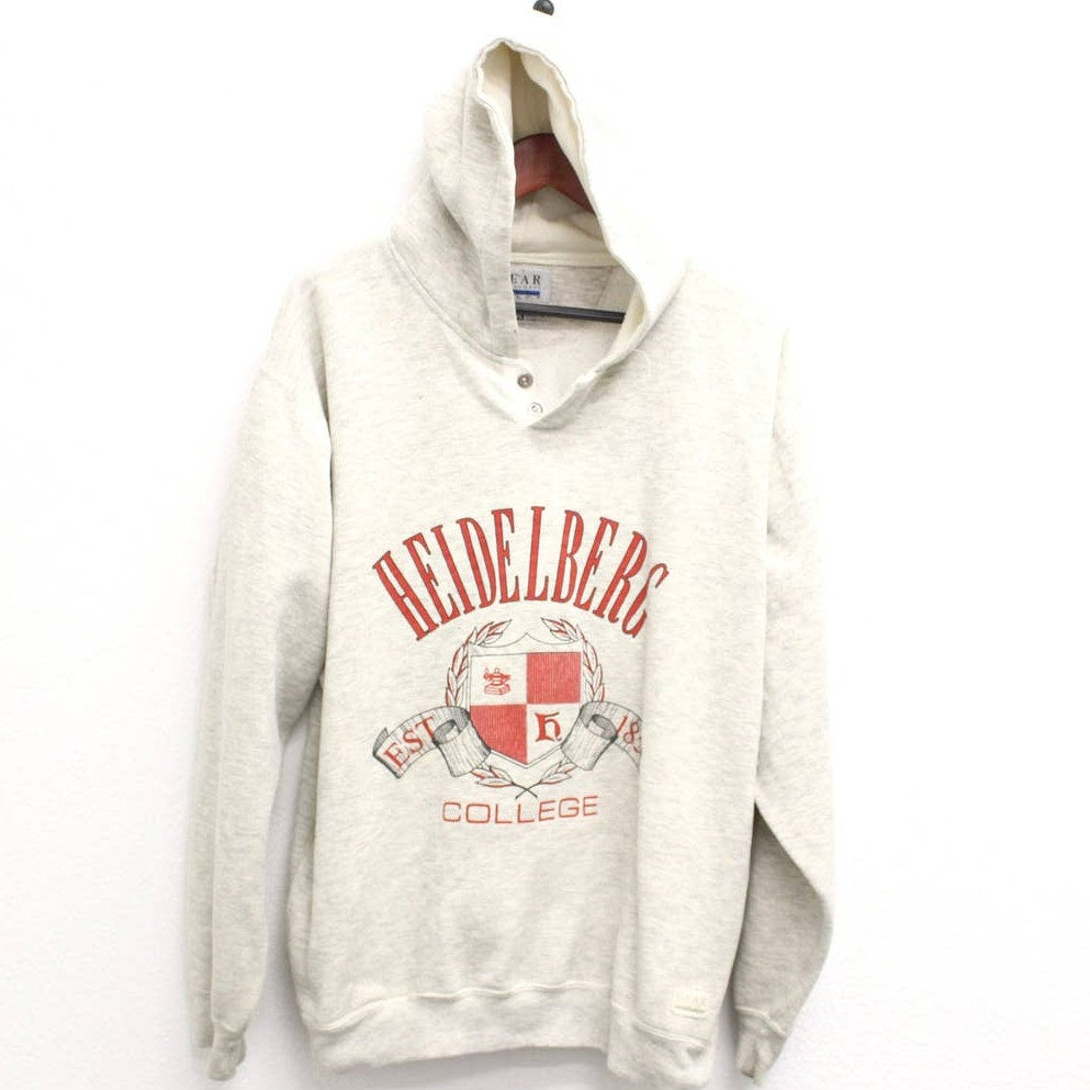 Vintage Heidelberg College Hooded Sweatshirt XL