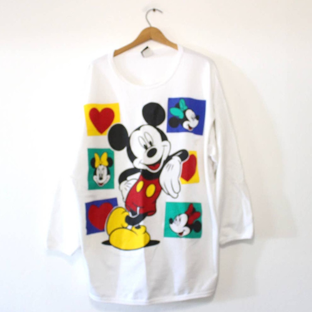 Vintage Walt Disney Mickey Mouse Sweatshirt XXL 2X