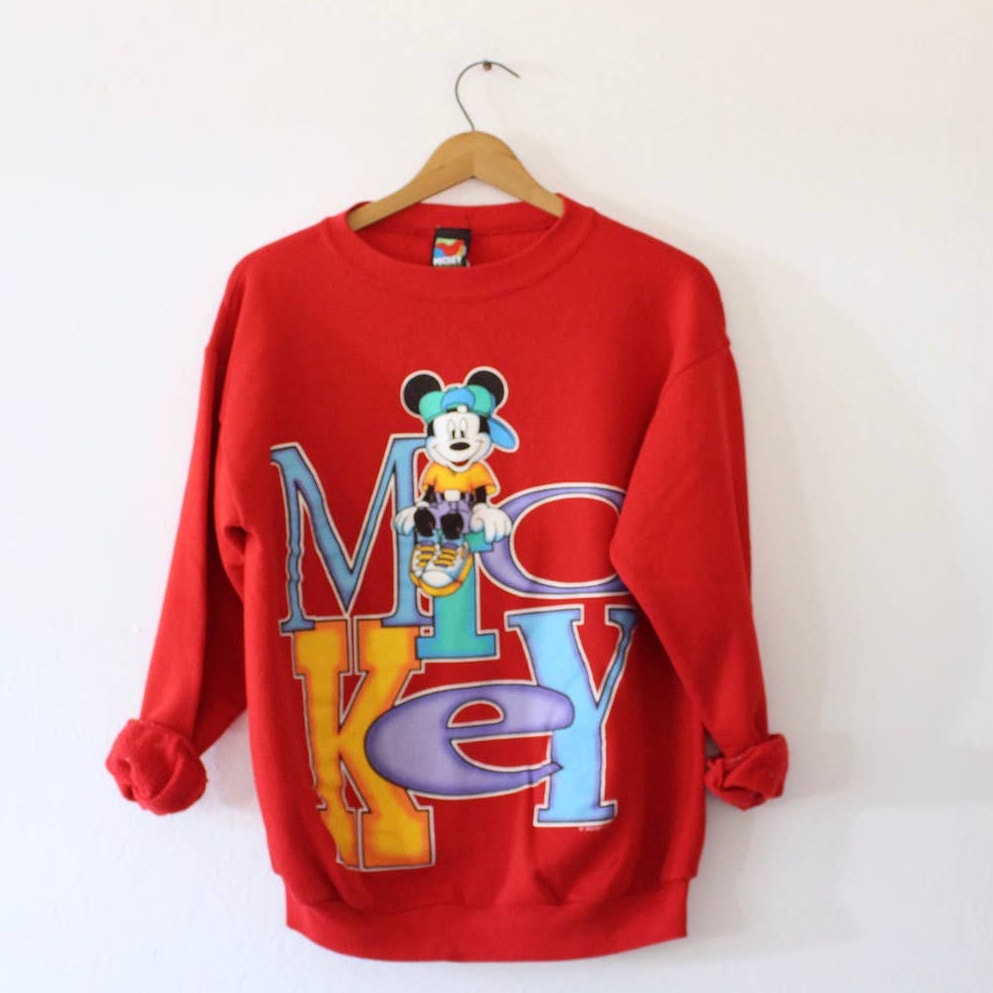 Vintage Walt Disney Mickey Mouse Sweatshirt Medium